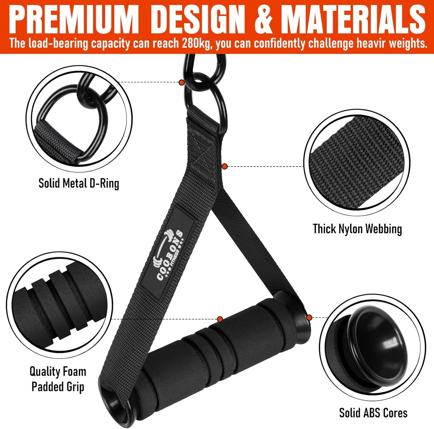 Heavy Duty Exercise Handles