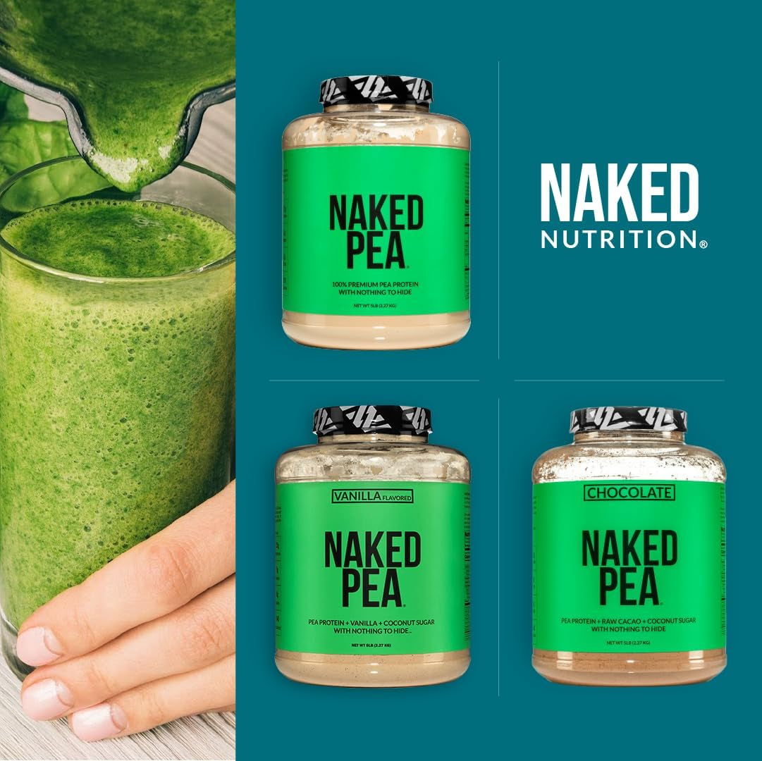 Naked Pea Protein Isolate from North American Farms - 5lb Bulk
