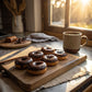 Protein Donuts - 22G Protein, Dipped Chocolate, Zero Sugar Snack - 8 Pack with Two Donuts per Pack