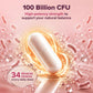 Wholesome Wellness Dr. Formulated Raw Probiotics for Women 100 Billion Cfus Capsules with Prebiotics, Probiotcs and Digestive Enzymes, Approved for Adults