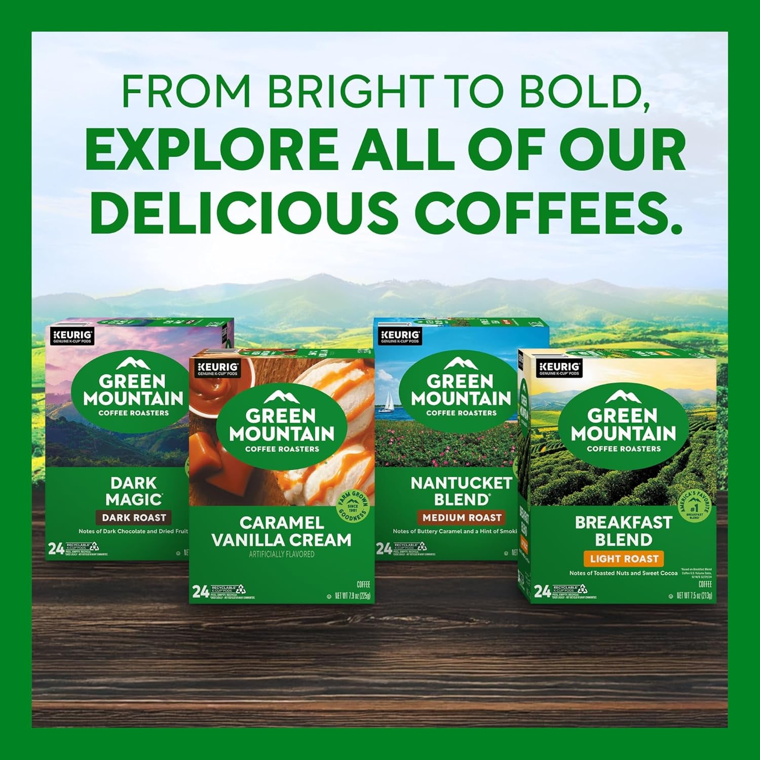 Green Mountain Coffee Nantucket Blend Keurig Single-Serve K-Cup Pods