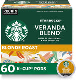Starbucks K-Cup Coffee Pods, Veranda Blend, 60 Keurig Pods