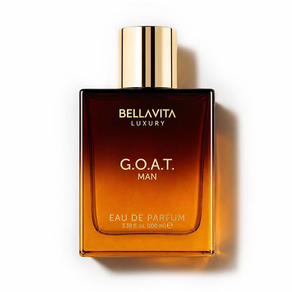 Bellavita Luxury G.O.A.T. Eau De Parfum for Men, 3.4 Fl Oz (100 Ml)