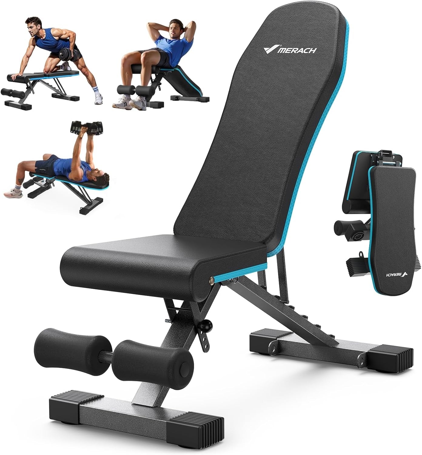 MERACH Foldable Adjustable Weight Bench