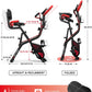 pooboo Folding Exercise Bike