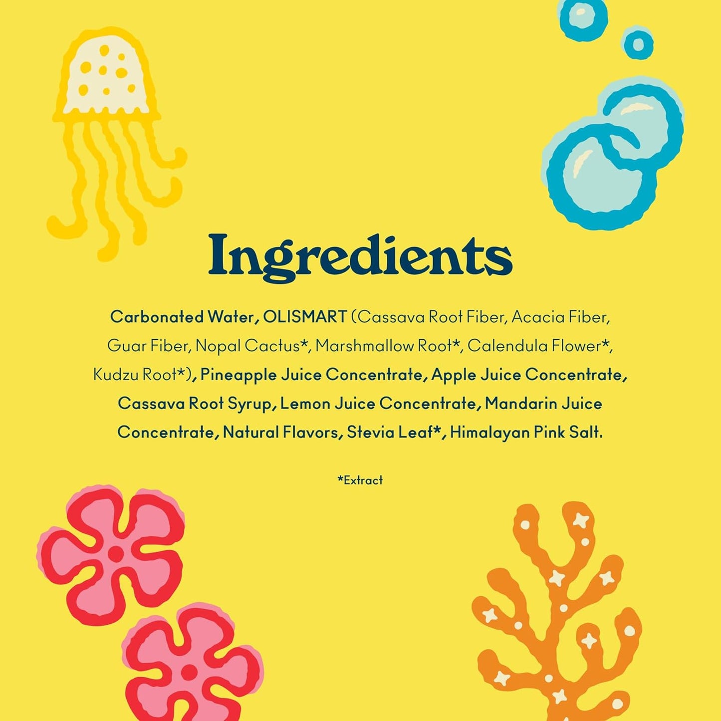 OLIPOP Prebiotic Soda Pop, Spongebob Pineapple Paradise (12-Cans)