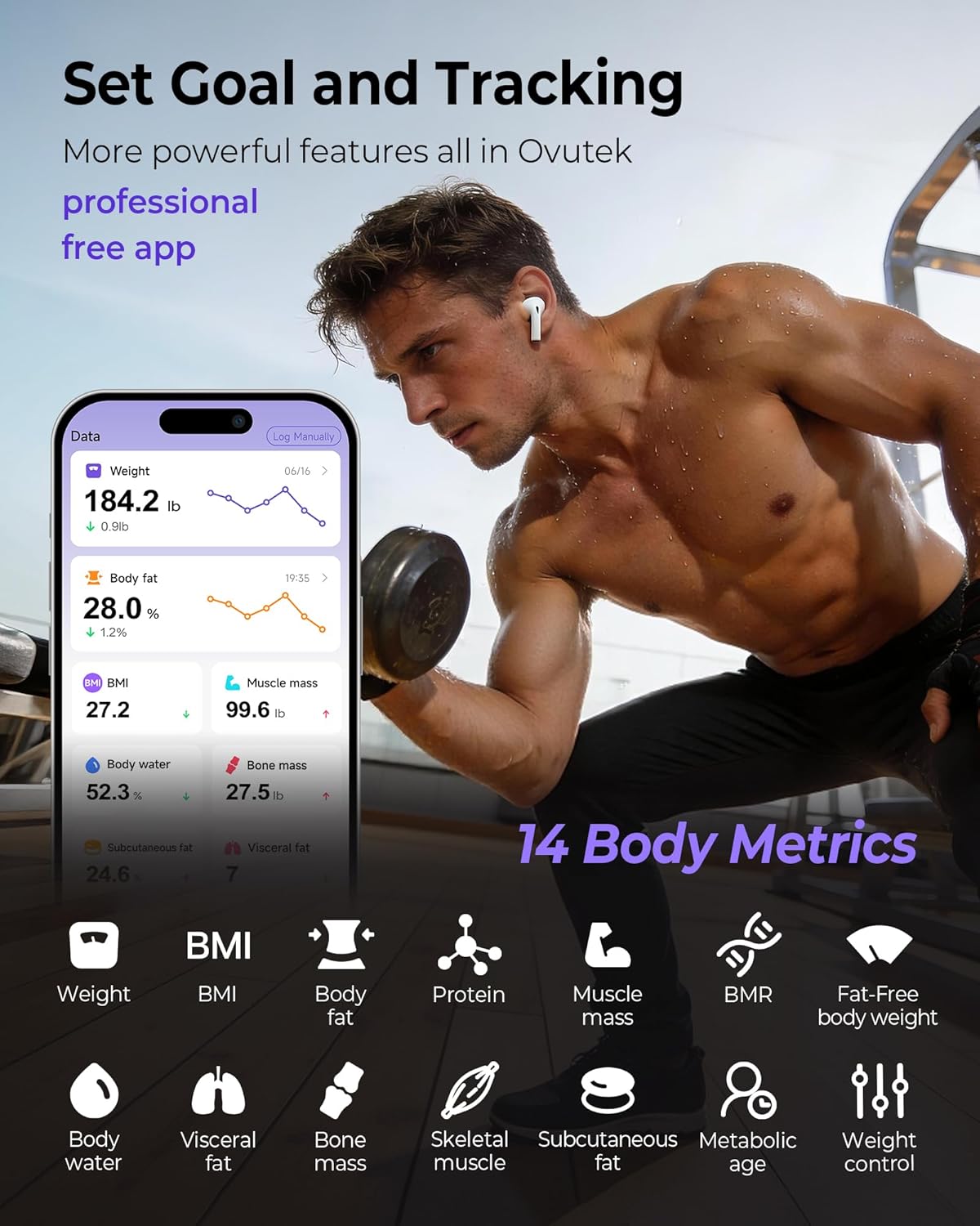 Ovutek Smart Scale for Body Weight