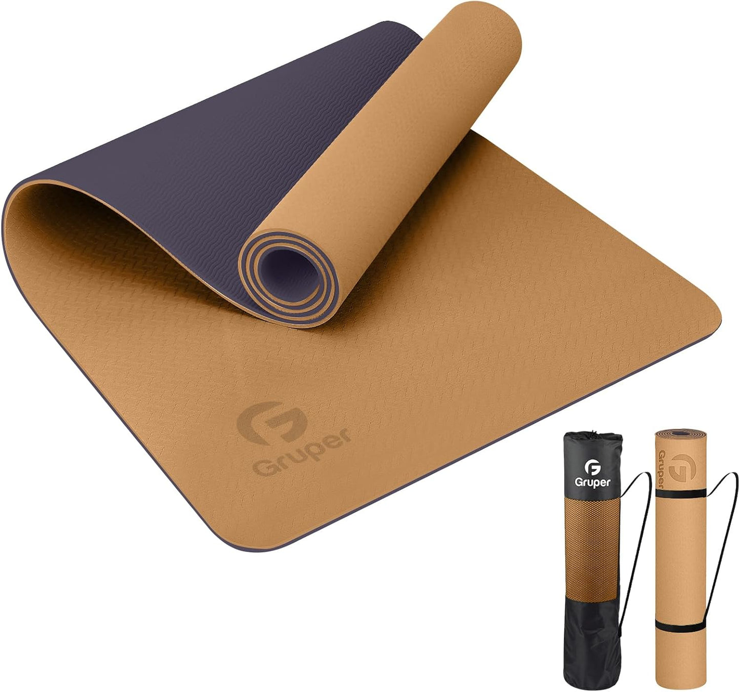 Eco Friendly Yoga Mat with Carrying Strap