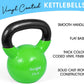 10 - 25lb Vinyl Coated Kettlebell Cast Iron Sets