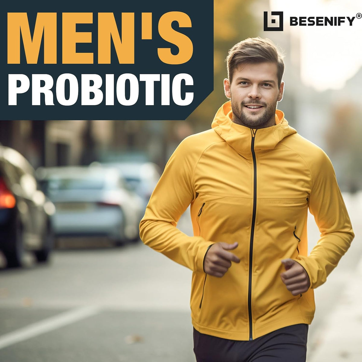 Probiotics for Men, 500 Billion Cfus & 12 Strains, Mens Probiotic, 60 Cap