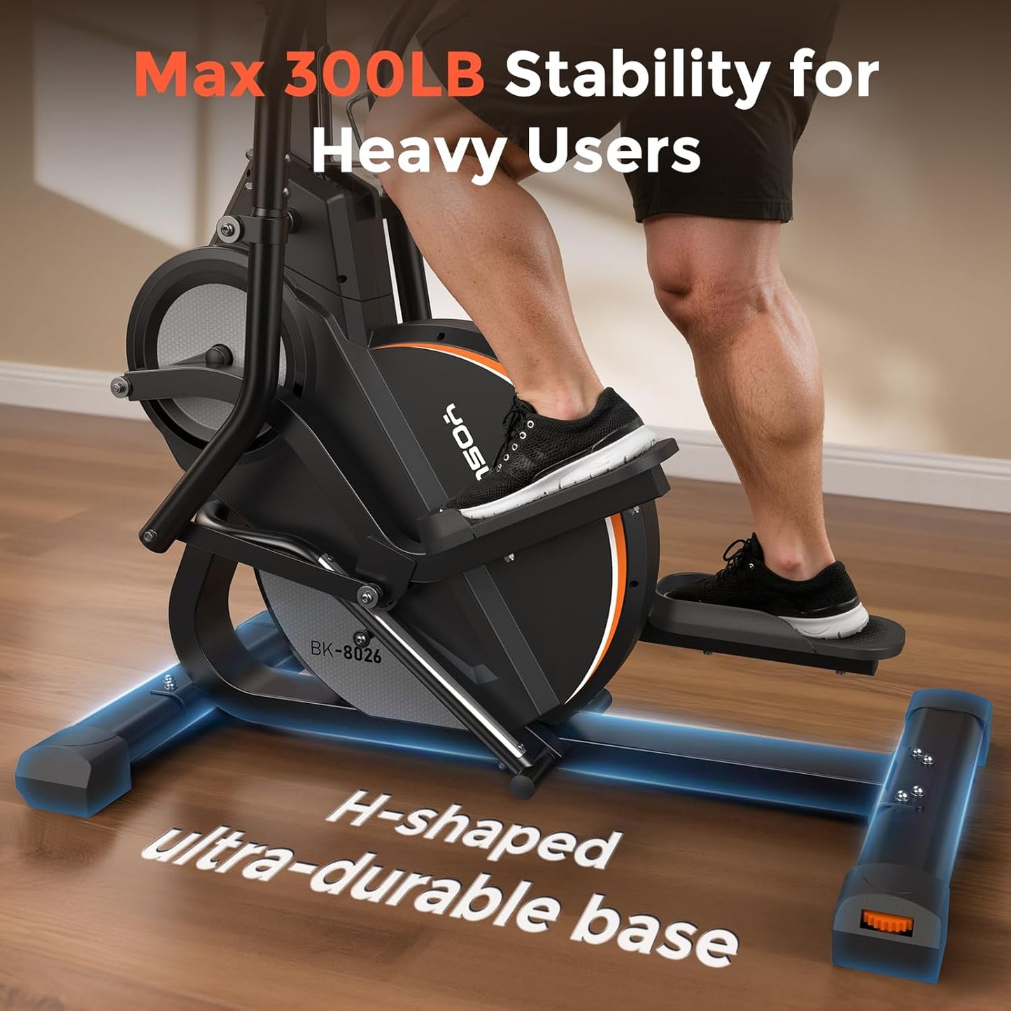 YOSUDA Elliptical Exercise Machine 3-in-1