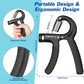 Grip Strength Trainer with Adjustable Resistance 11-132 Lbs (5-60Kg)
