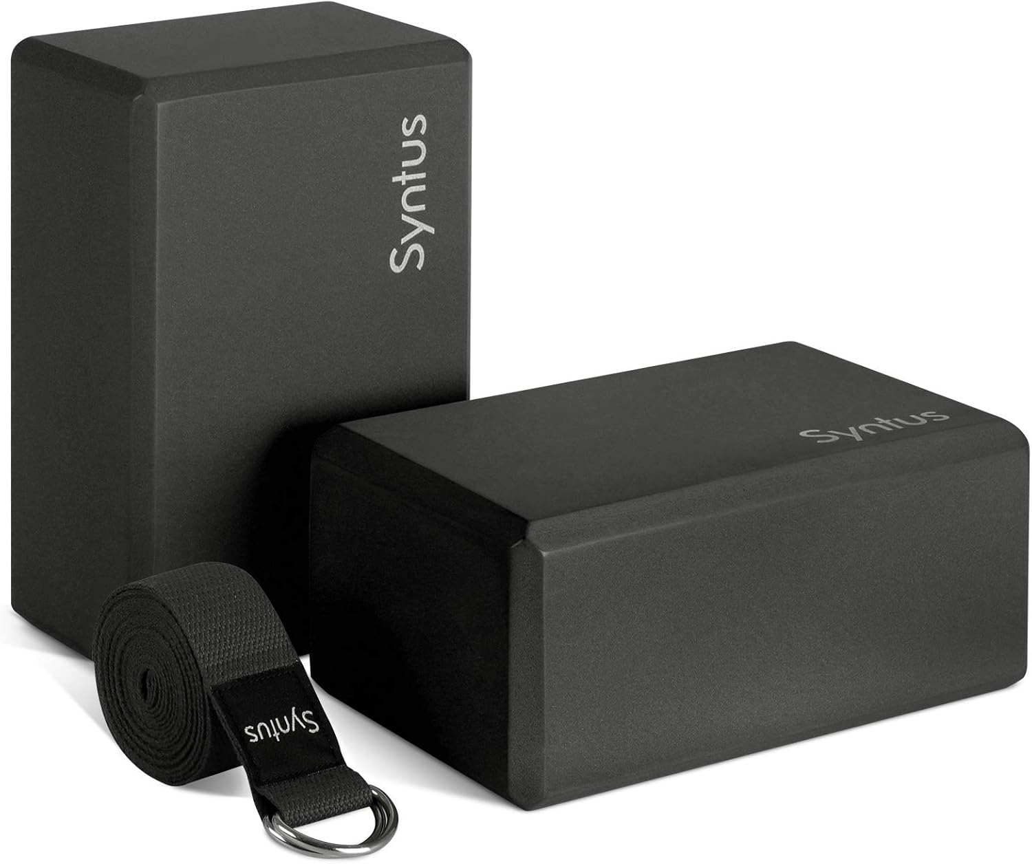 Yoga Block and Yoga Strap Set