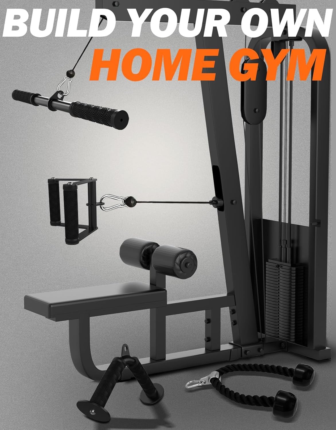 Fitarc Cable Machine Attachment Set for Gym & Home