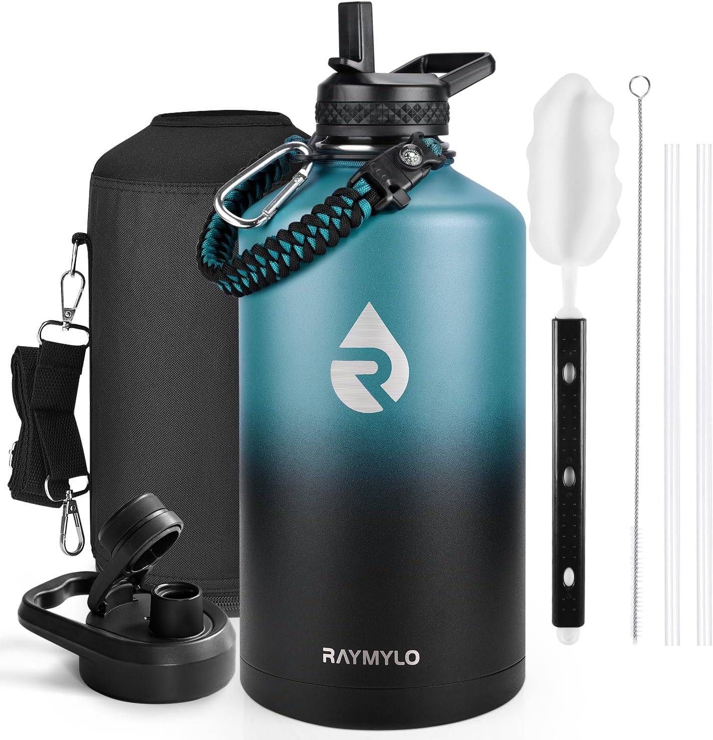 RAYMYLO One Gallon Water Bottle Insulated