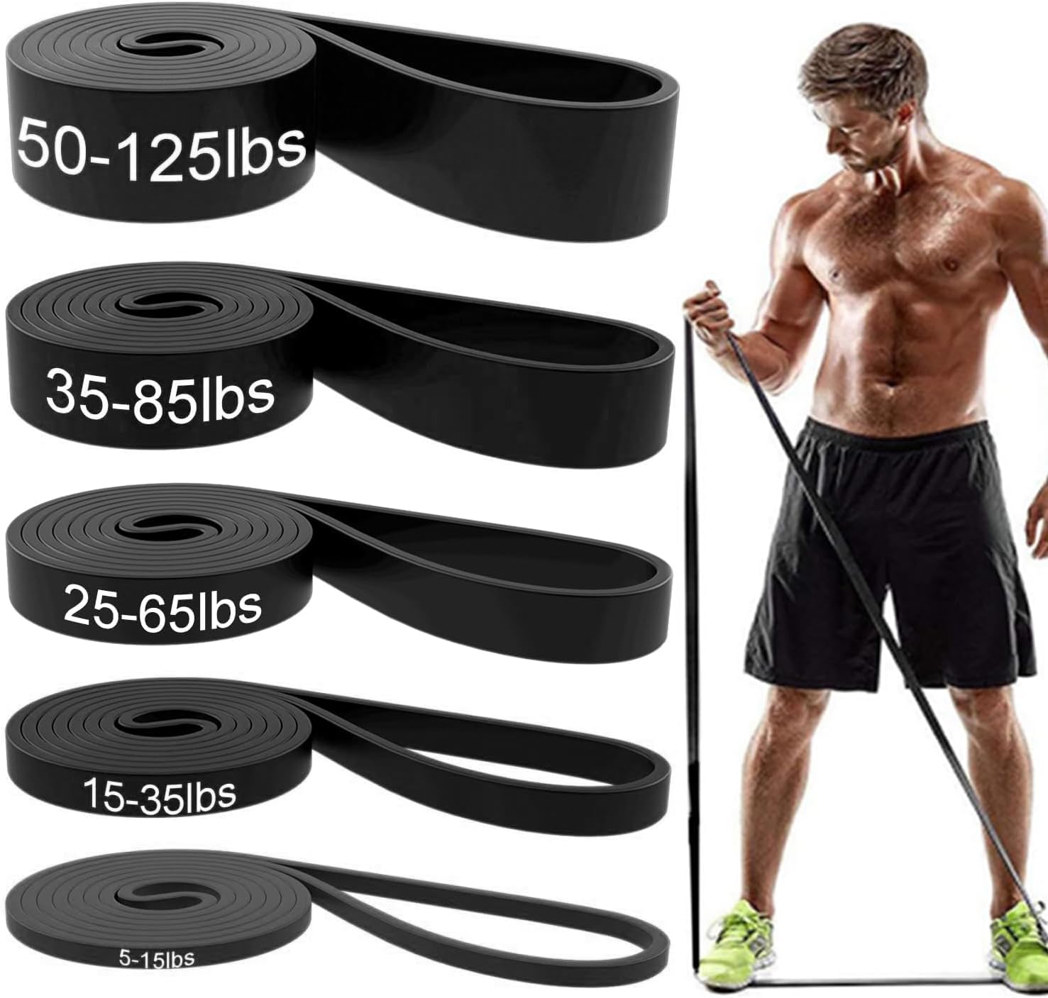Resistance Bands - Workout Bands, Exercise Bands, & Pull up Assist Bands