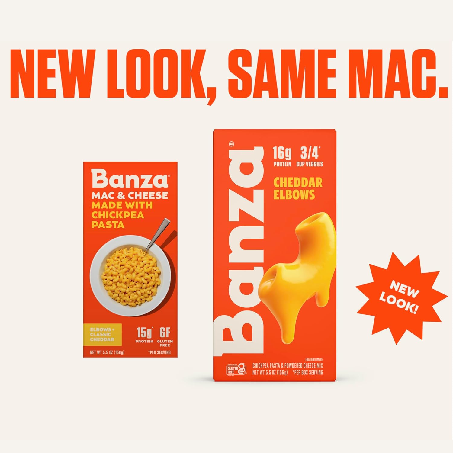 Banza Mac and Cheese Variety Pack - High Protein and Gluten Free (Pack of 6)