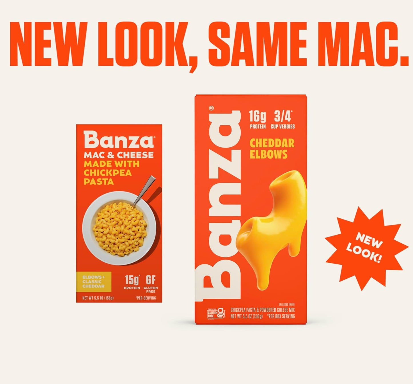 Banza Deluxe Elbows Mac and Cheese with Creamy Cheddar - High Protein and Gluten Free