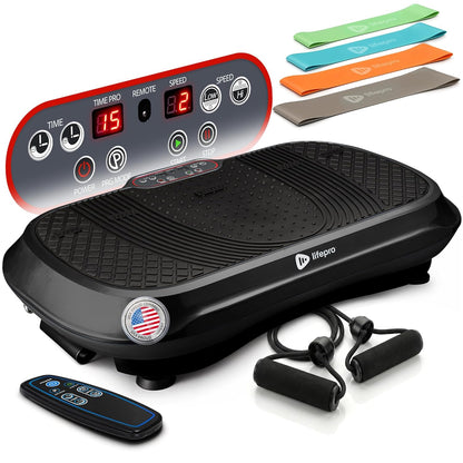 Lifepro Waver Vibration Plate Exercise Machine - Black