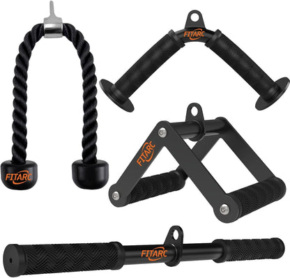 Fitarc Cable Machine Attachment Set for Gym & Home