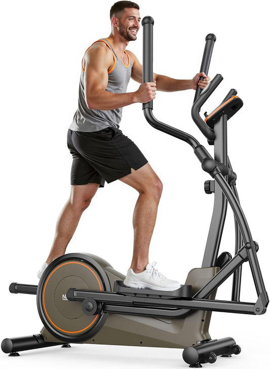Elliptical Machine with Hyper-Quiet Magnetic Driving System