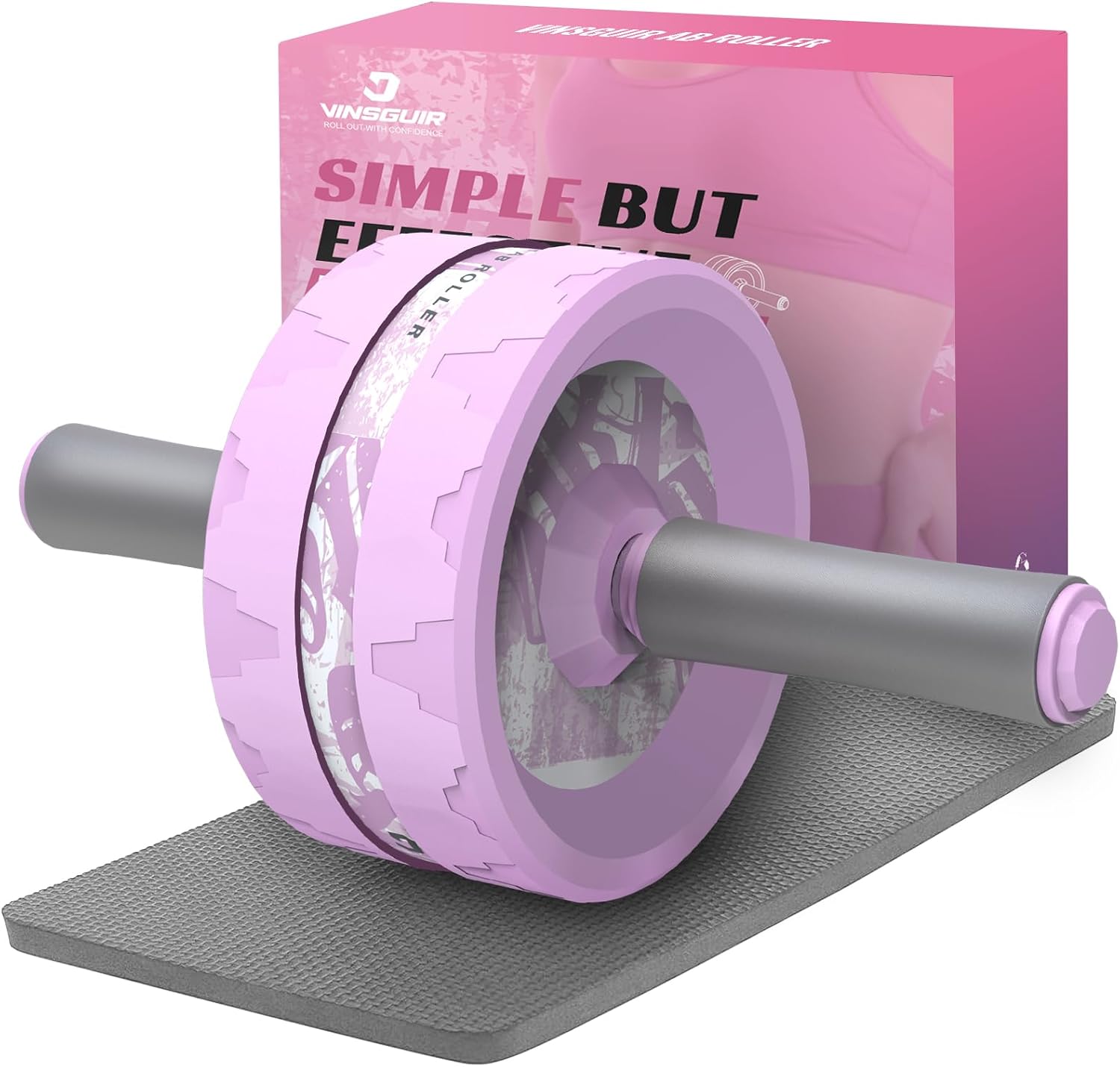 VINSGUIR Ab Roller Wheel, Abs & Core Workout Equipment for Home Gym