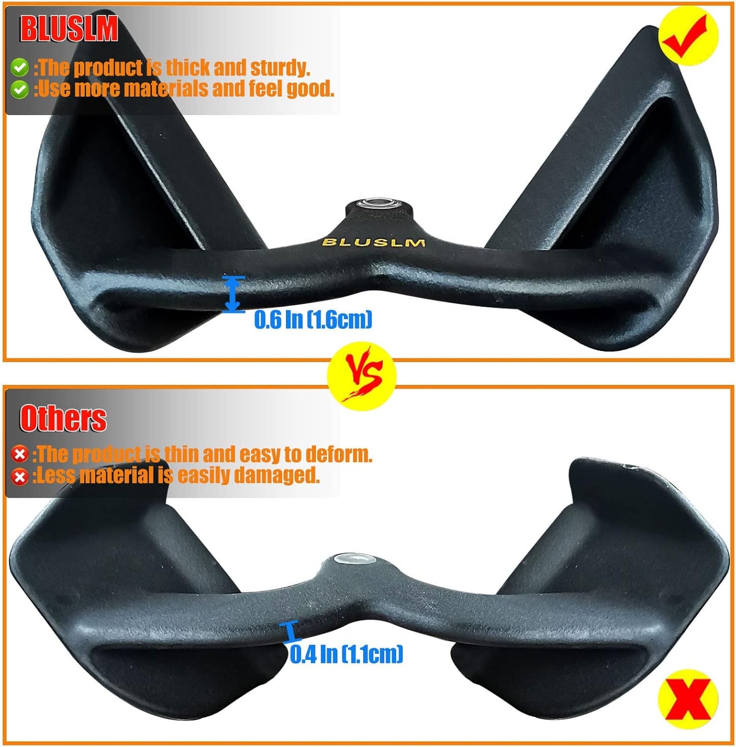 BLUSLM LAT Pull down Bar for Cable Machine