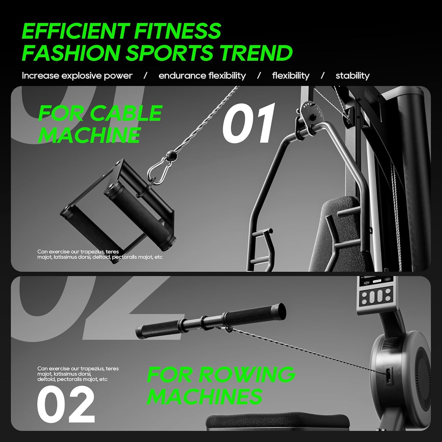 Cable Machine Attachment Accessories for Home Gym