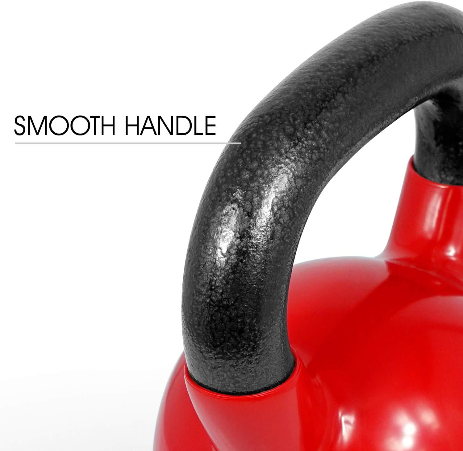 5 - 30lb Vinyl Coated Kettlebell Cast Iron Sets