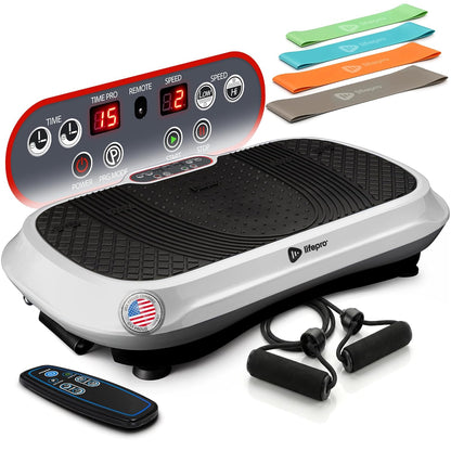 Lifepro Waver Vibration Plate Exercise Machine – White