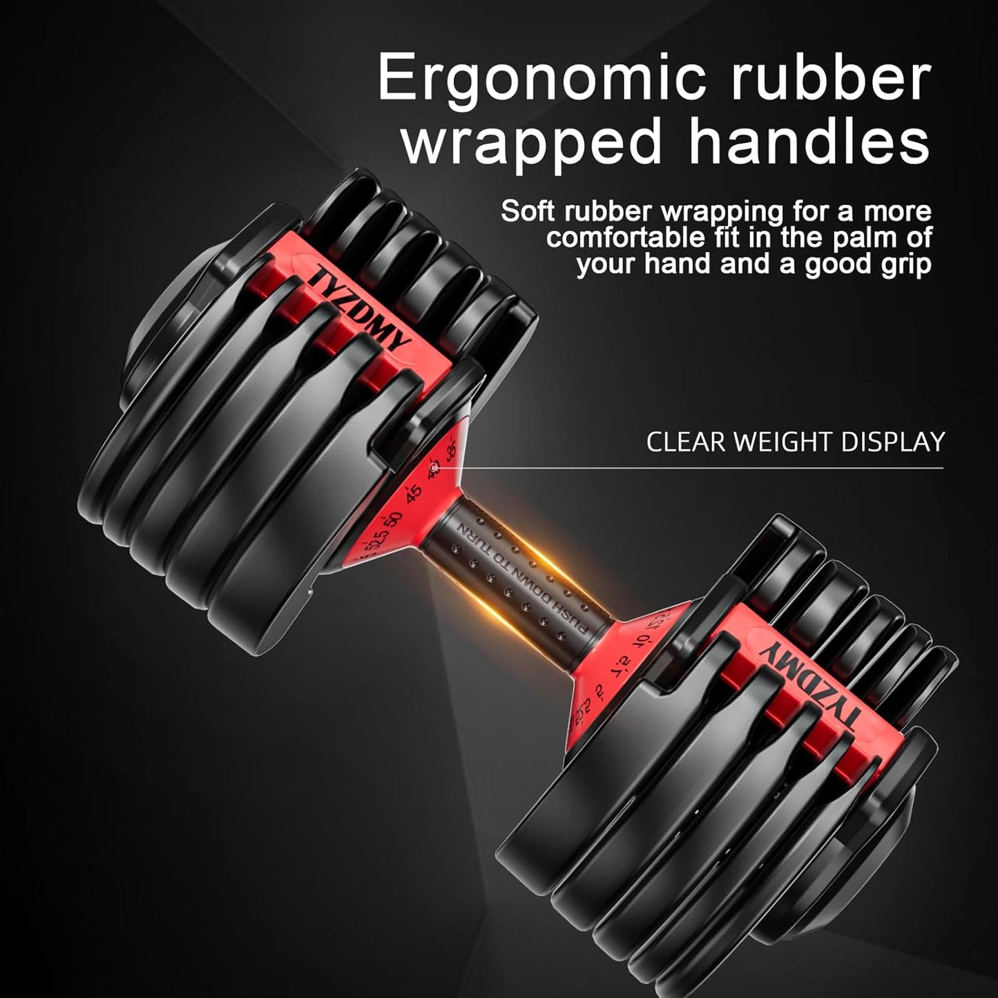 TYZDMY Adjustable Dumbbells Set of 2