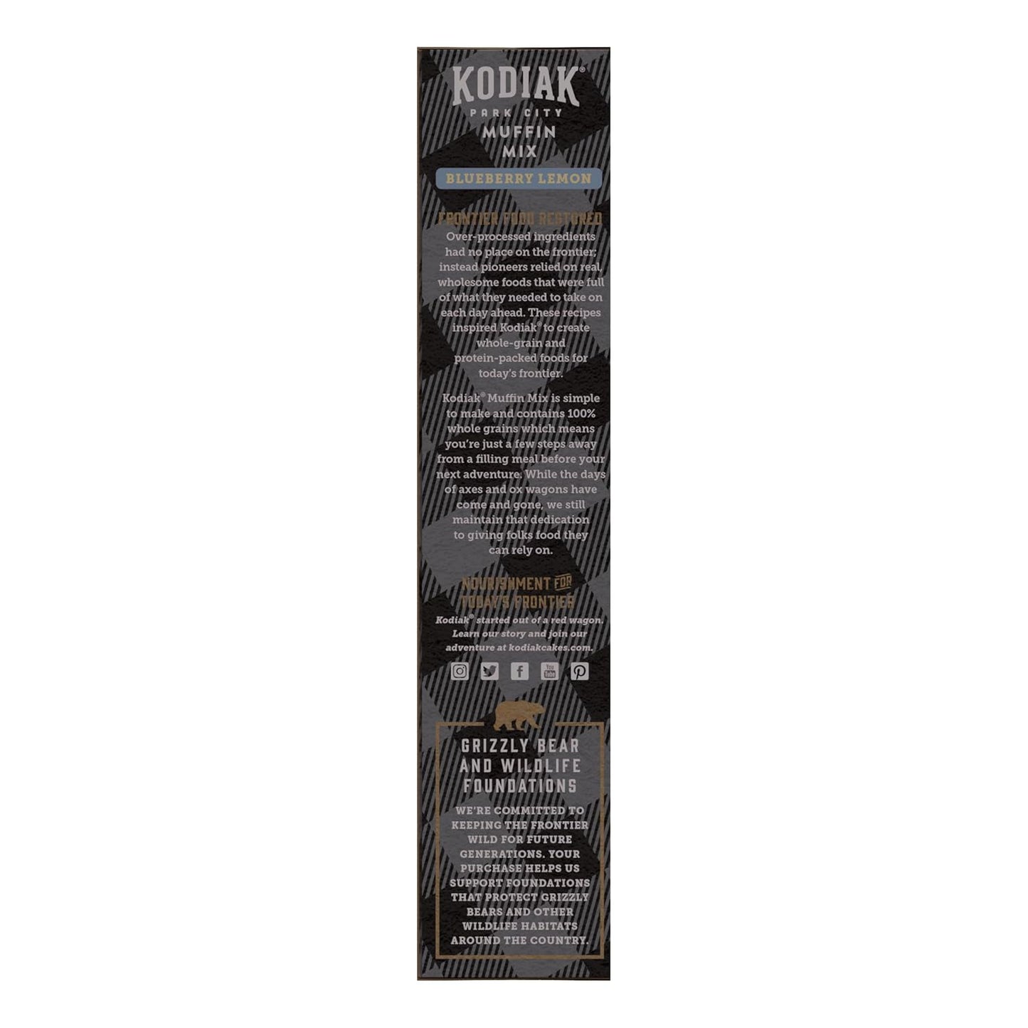 Kodiak Cakes Power Bake, Protein Muffin Mix, Blueberry Lemon (Pack of 6)