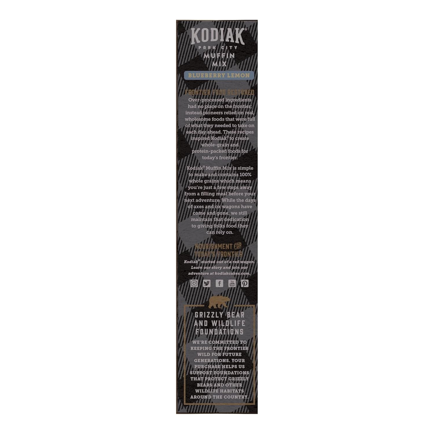 Kodiak Cakes Power Bake, Protein Muffin Mix, Blueberry Lemon (Pack of 6)
