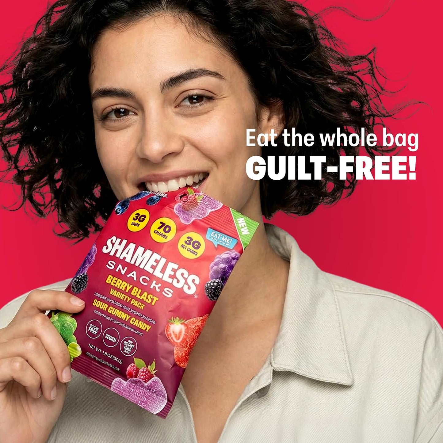 Shameless Snacks Berry Blast Fruit & Gummy Candy Variety Pack