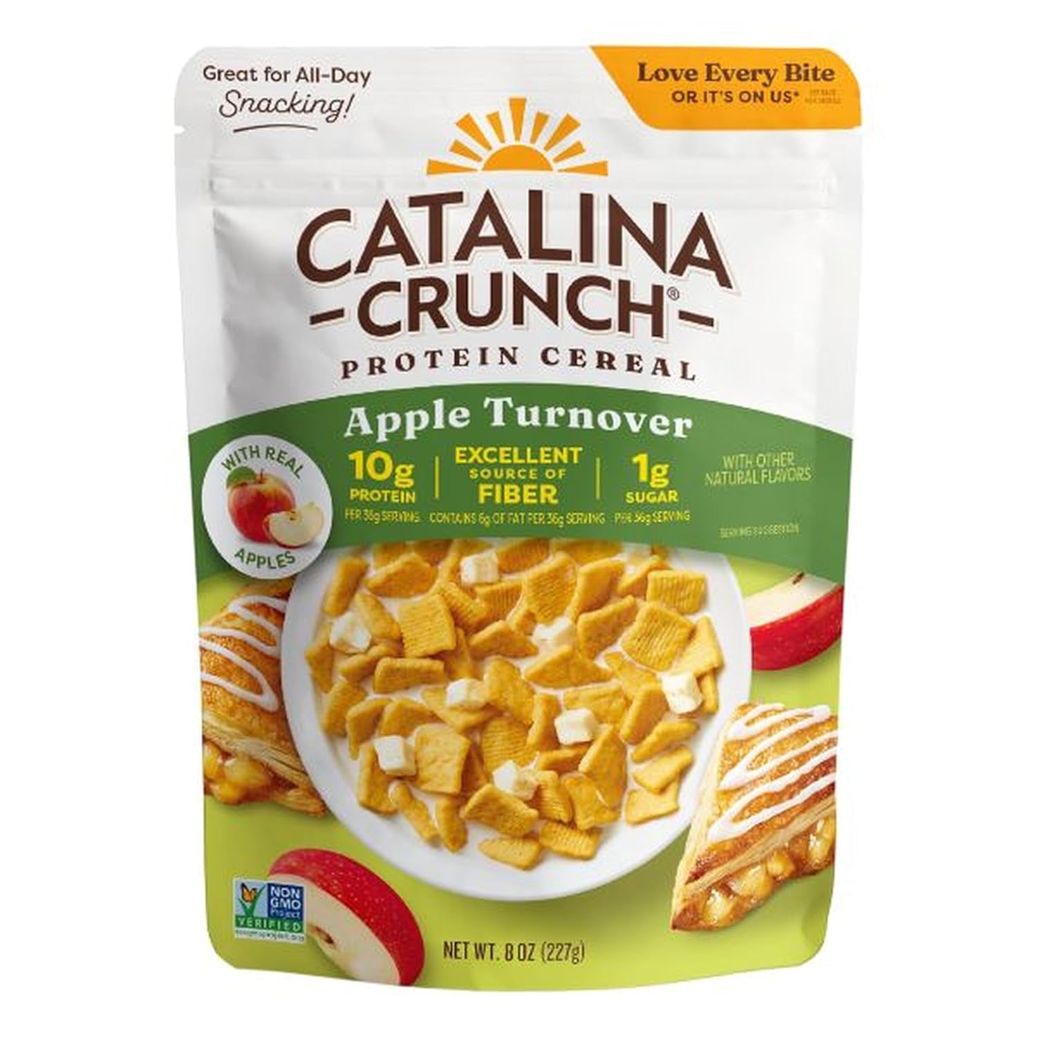 Catalina Crunch Protein Cereal - Apple Turnover - 8 oz Bag (Pack of 1)