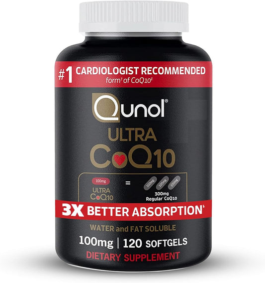 Qunol Ultra CoQ10 100mg, 3x Better Absorption