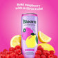 Bloom Nutrition Sparkling Energy Drink for Focus - Natural Caffeine, Zero Sugar, 180Mg Caffeine - Raspberry Lemon - 12oz 12 Pack