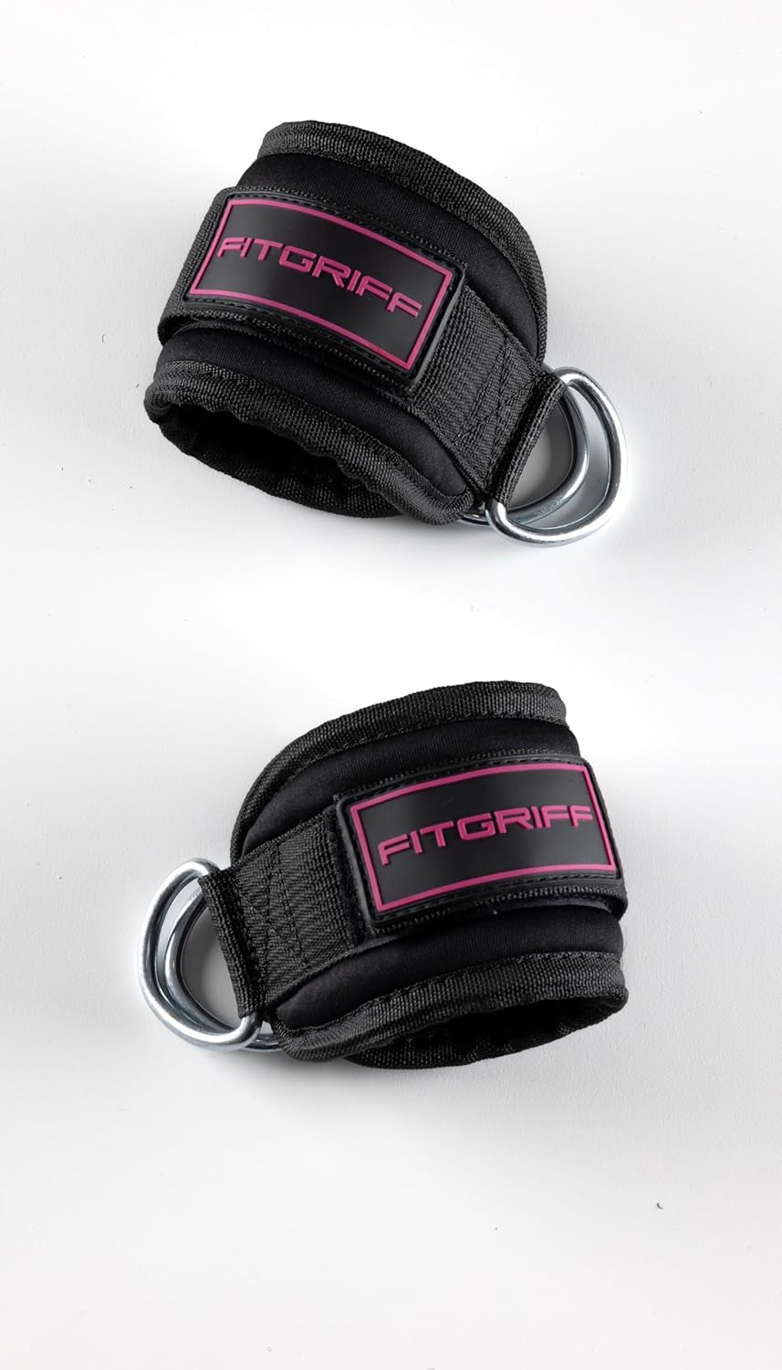 Fitgriff Ankle Straps V3 for Cable Machine (2 Pieces)