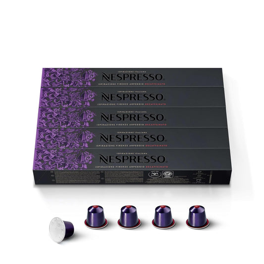 Nespresso Capsules Original Line, Arpeggio Decaffeinato, Dark Roast Coffee