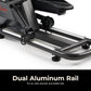 Smart Upright Elliptical W/Pulse Sensor Built-In, Indoor Full-Body Cross-Training & Cardio Exercise Machine for Home, Free Sunnyfit App Connection