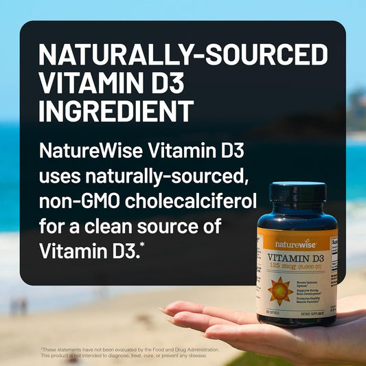 NatureWise Vitamin D3 5000iu (125 mcg)