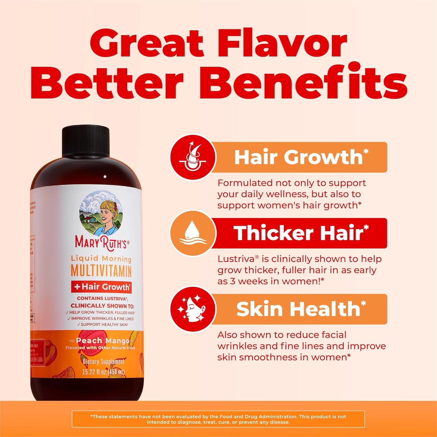 MARYRUTH'S Liquid Multivitamin+Hair Growth