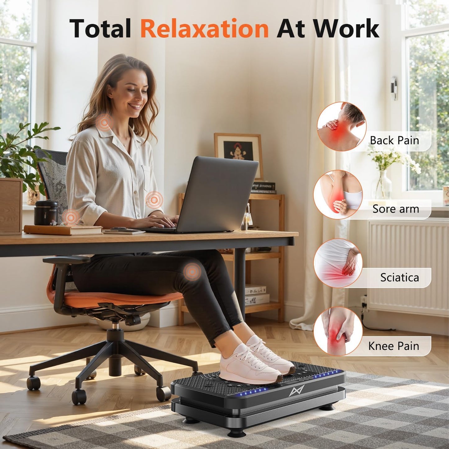 AXV Vibration Plate Fitness Platform Exercise Machine