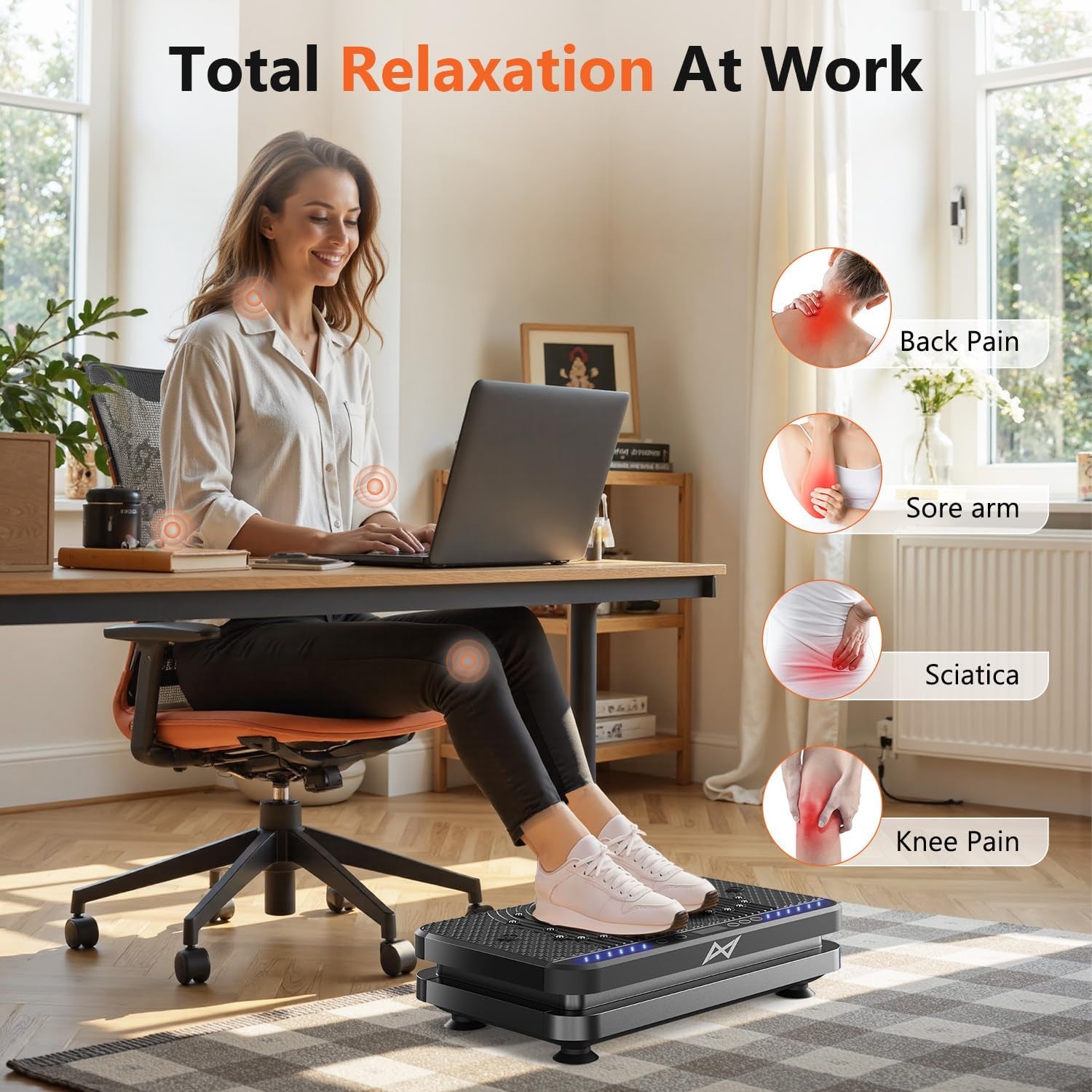 AXV Vibration Plate Fitness Platform Exercise Machine