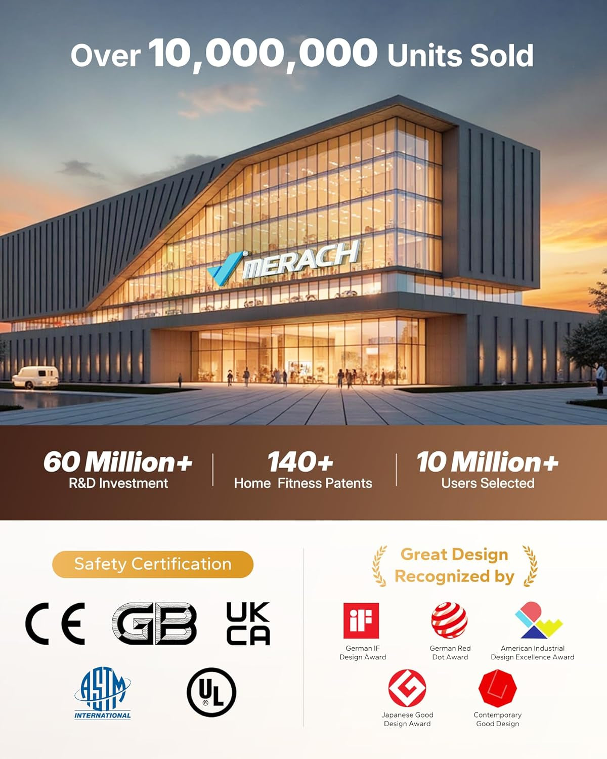 MERACH Exercise Bike