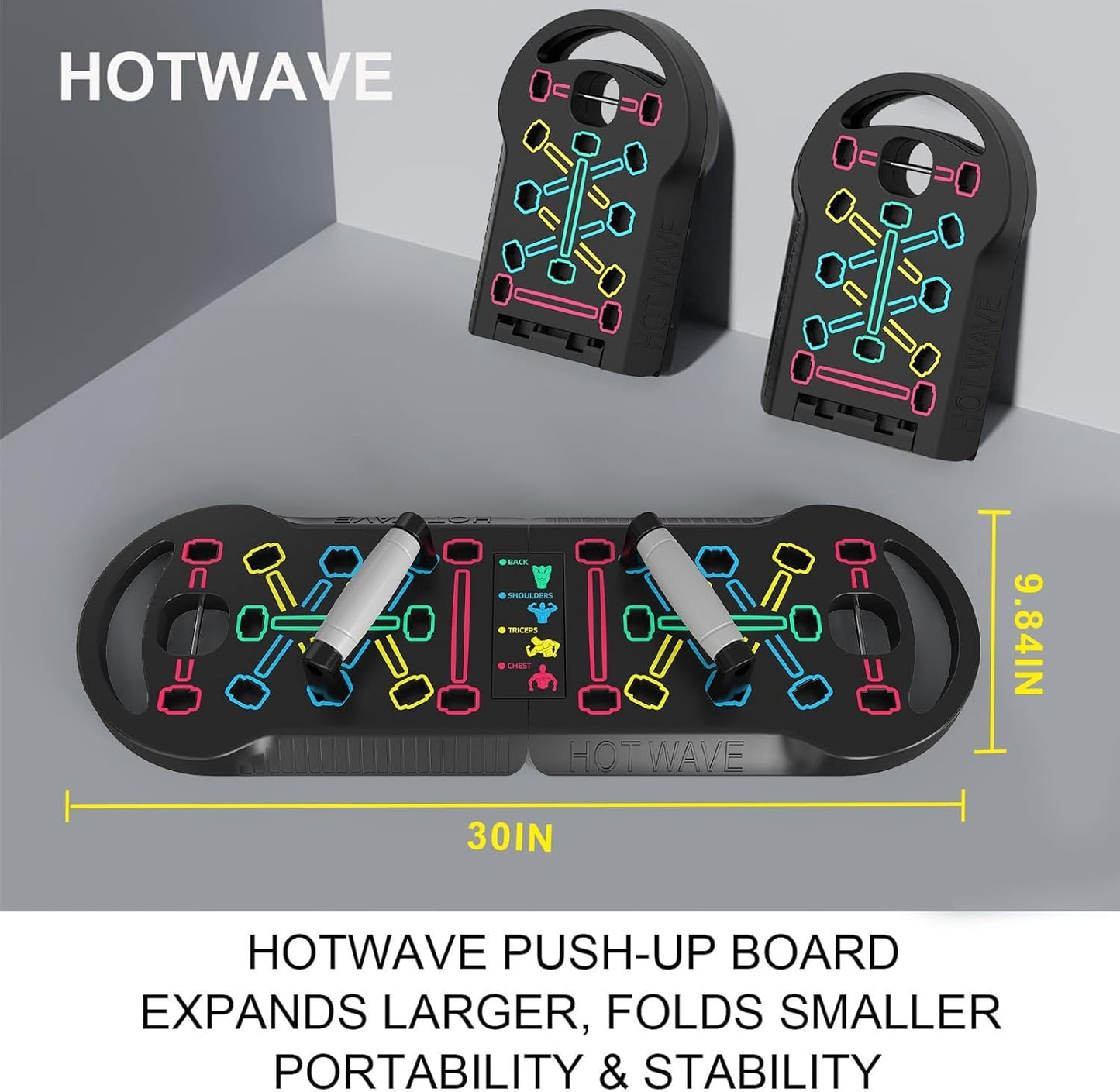 HOTWAVE Push Up Board 20 in 1