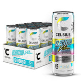 CELSIUS Sparkling Electric Vibe Energy Drink 12 Fl oz (Pack of 12)