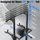 450LBS Stable Pull up Dip Station for Home Gym