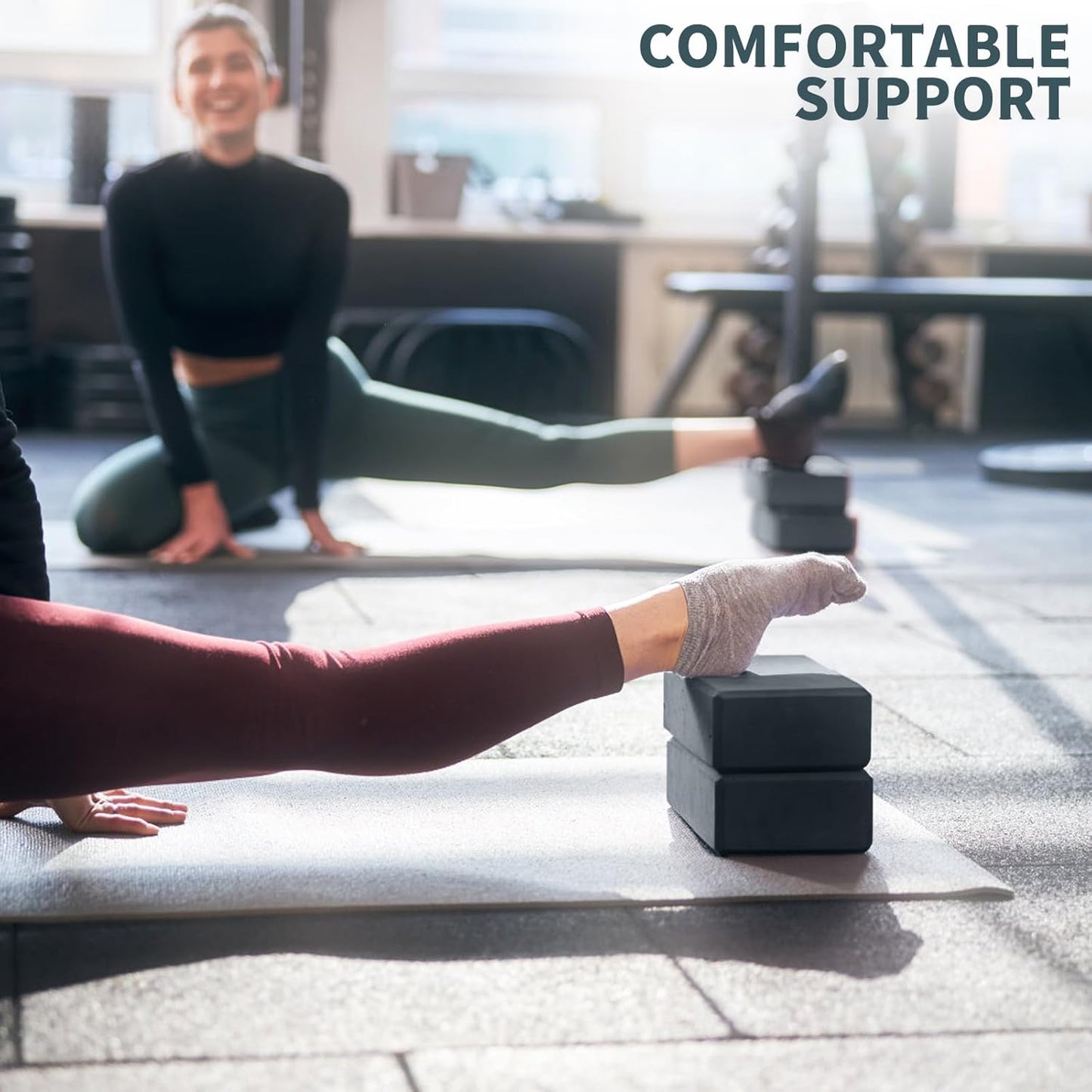 9"X6"X3" Yoga Brick Foam Blocks 2 Pcs