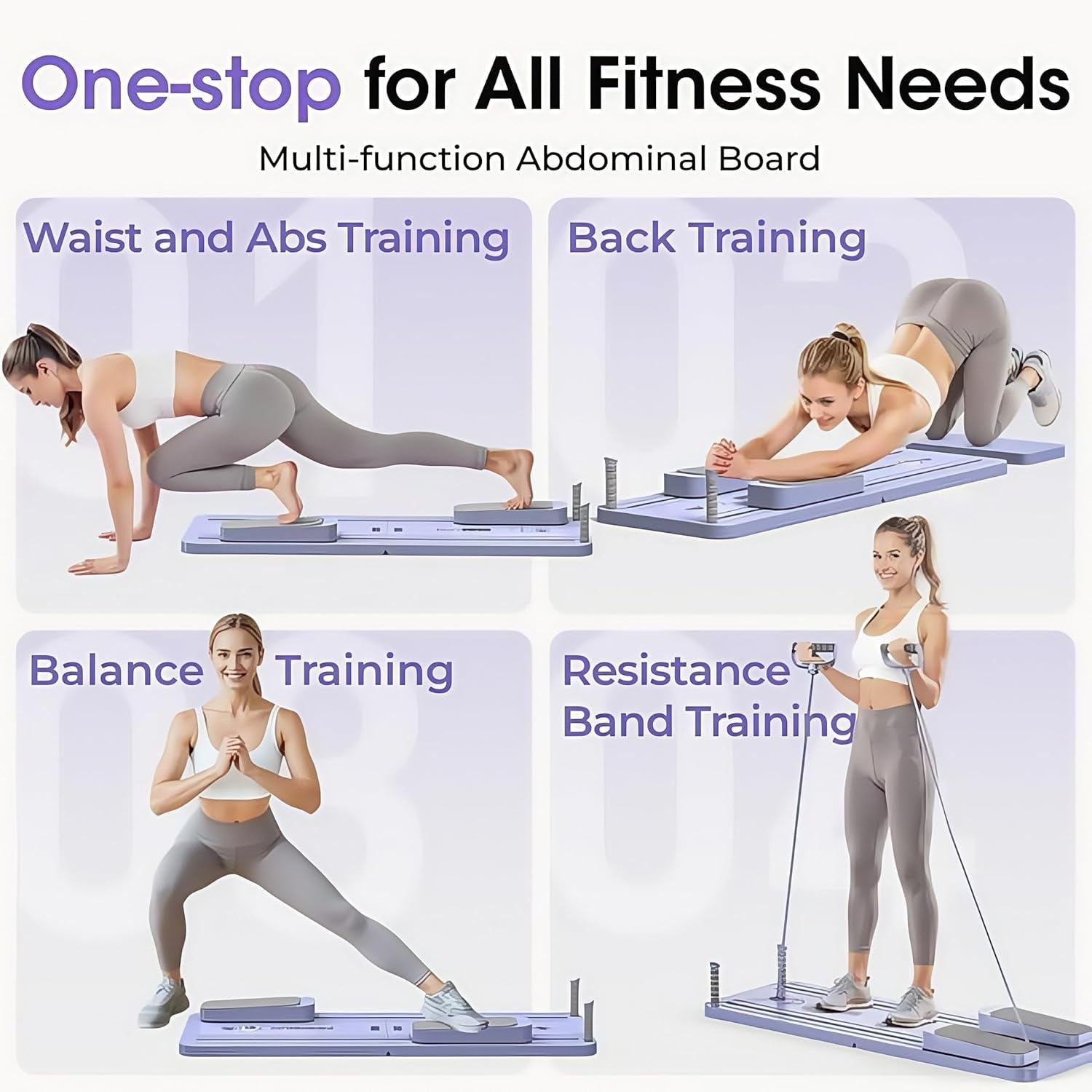 CroyVine Pilates Reformer Board for Home Workout